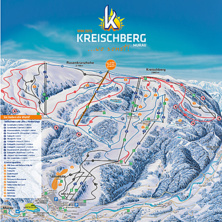 Pistkarta Kreischberg am Murau