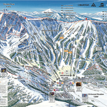 Pistkarta Kirkwood Ski Resort