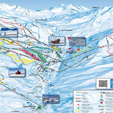 Pistkarta Saint Martin de Belleville