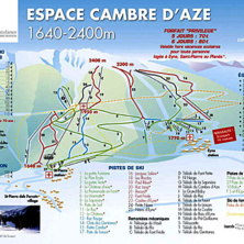 Pistkarta Cambre d'Aze