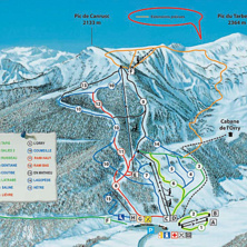 Pistkarta Mijanès-Donezan