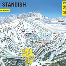 Pistkarta Sunshine Village