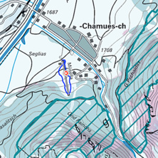 Pistkarta Müsella – La Punt