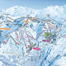 Pistkarta Les Sybelles