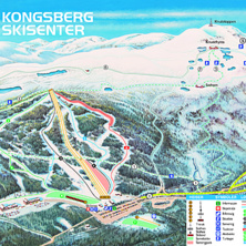Pistkarta Kongsberg