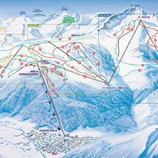 Pistkarta Luchon-Superbagnères