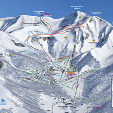 Pistkarta Le Mont Dore