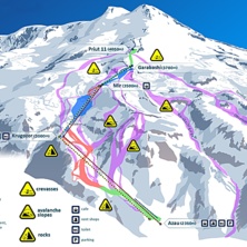 Pistkarta Mt Elbrus