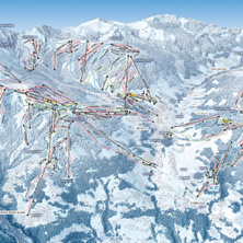 Pistkarta Saint Gervais Mont-blanc