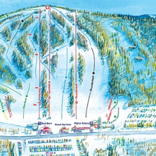 Pistkarta Mount Southington Ski Area