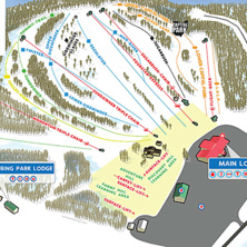 Pistkarta Mad River Mountain