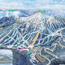 Pistkarta Apex Mountain