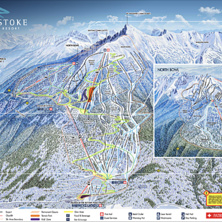 Pistkarta Revelstoke Mountain