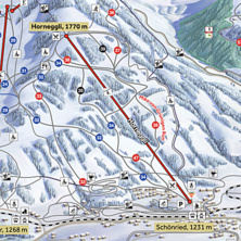 Pistkarta Gstaad - Schönried