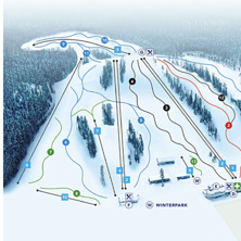 Pistkarta Vihti Ski Center