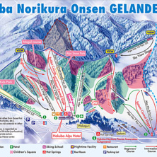 Pistkarta Hakuba Norikura