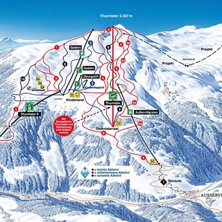 Pistkarta Skizentrum Sillian Hochpustertal