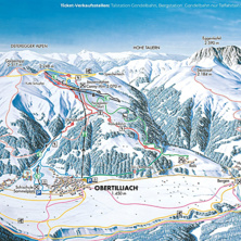 Pistkarta Obertilliach - Golzentipp