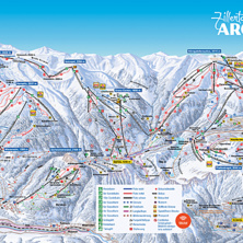 Pistkarta Winterpanorama Zillertal Arena 2023/24