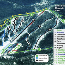Pistkarta Loup Loup Ski Bowl