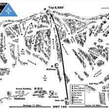 Pistkarta Hesperus Ski Area