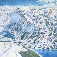 Pistkarta Irwin Catskiing by Eleven