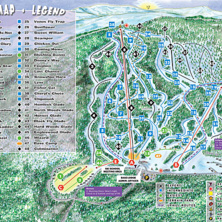 Pistkarta Tenney Mountain