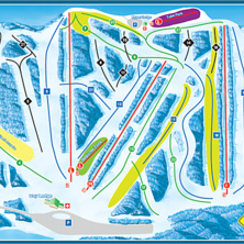 Pistkarta Canyon Ski Resort