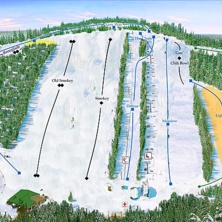 Pistkarta Batawa Ski Hill