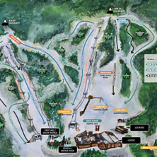 Pistkarta Mount Pakenham