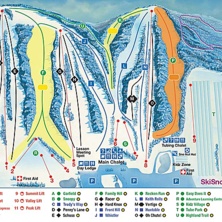 Pistkarta Snow Valley - Barrie