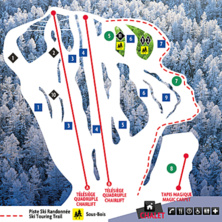 Pistkarta Mont Habitant