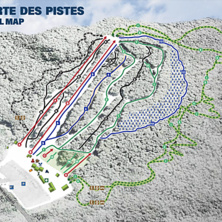 Pistkarta Mont Rigaud
