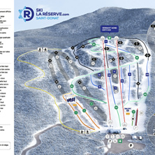 Pistkarta Ski La Reserve