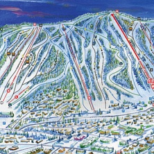 Pistkarta Sommet Saint Sauveur