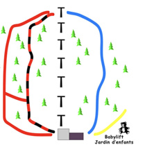Pistkarta Les Genevez