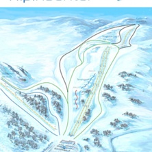 Pistkarta Stavtjørn Alpinsenter