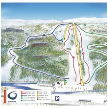 Pistkarta Brokke Alpinsenter