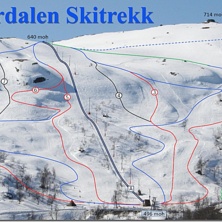 Pistkarta Stordalen Skisenter