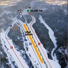 Pistkarta Lifjell Skisenter