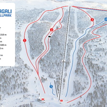 Pistkarta Dagali Fjellpark