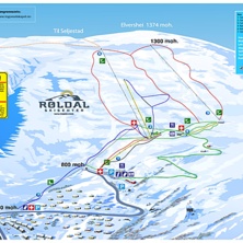 Pistkarta Røldal