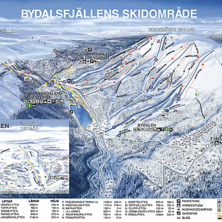 Pistkarta Bydalsfjällen