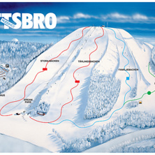 Pistkarta Flottsbro Alpin