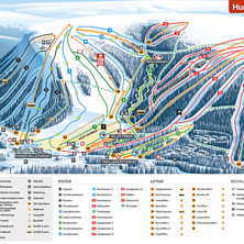 Pistkarta Lindvallen/Högfjället