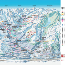 Pistkarta La Forclaz