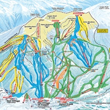 Pistkarta Copper Mountain