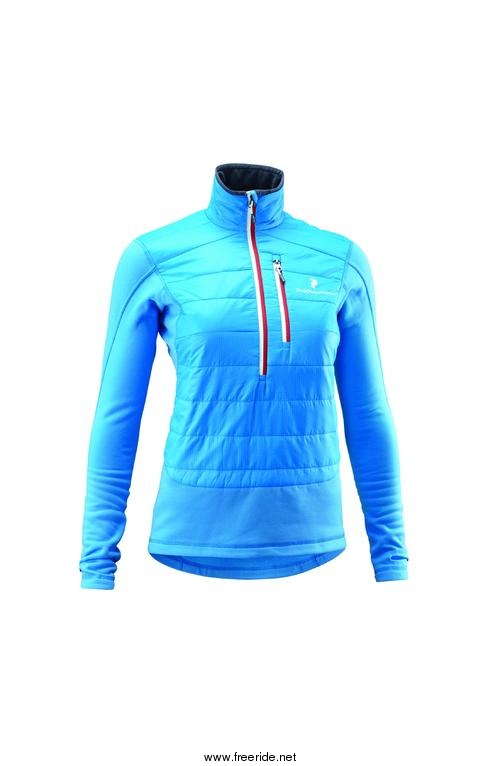 Peak Performance W Black Light Mid Zip Long Sleeve