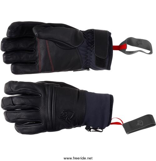 Norrøna røldal dri insulated Short Leather Gloves