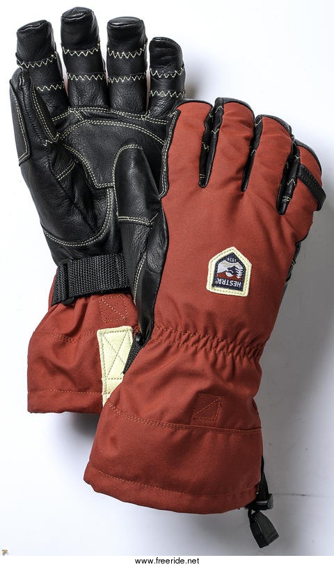 Hestra Army Leather Heli Ski Ergo Grip